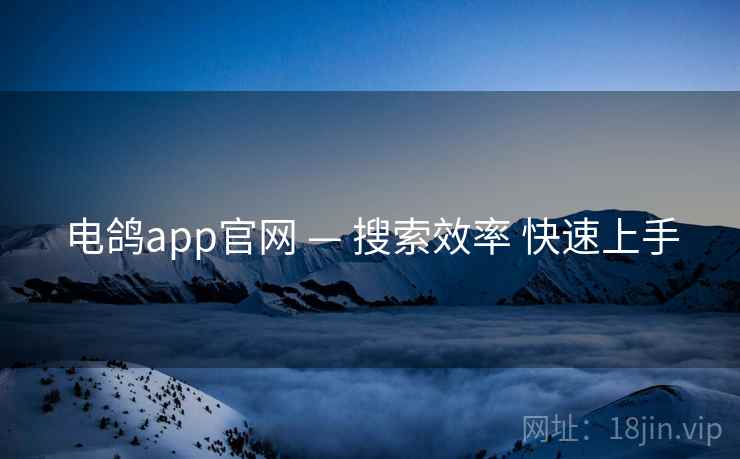 电鸽app官网 — 搜索效率 快速上手 第2张 电鸽app官网 — 搜索效率 快速上手 第2张