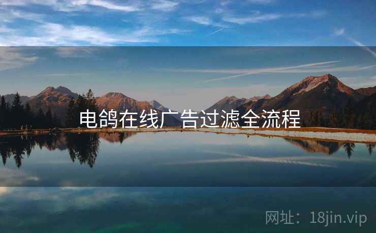 电鸽在线广告过滤全流程  第1张